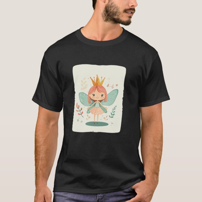 T-shirt Reine Fée Enjouée de Magie avec beaucoup de Fantai (Devant)