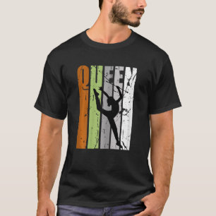 T-shirt Reine Gymnastique rythmique Fan Silhouette Anniver