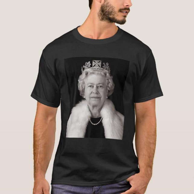 T-shirt Reine II - Elizabeth Angleterre - Reine d'Angleter (Devant)
