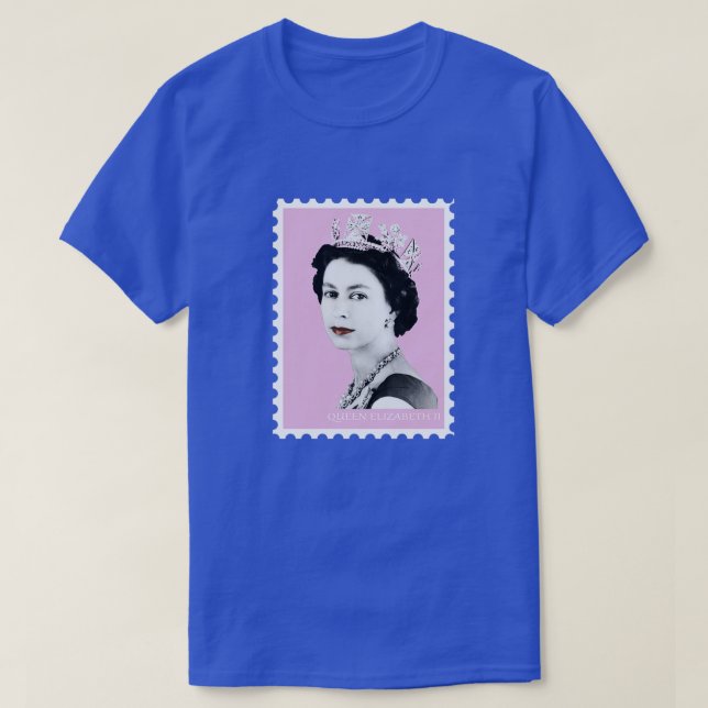 T-shirt Reine II - ElizabethS Angleterre - Reine d'Anglete (Design devant)