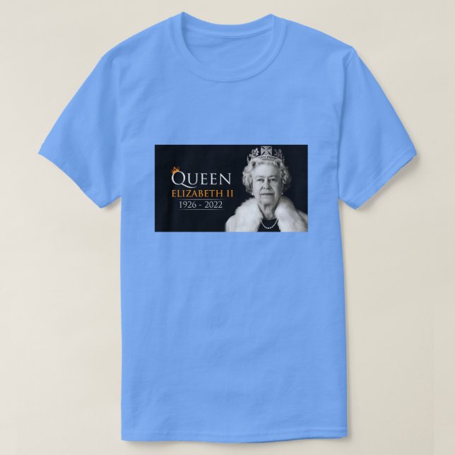 T-shirt Reine II - ElizabethS Angleterre - Reine d'Anglete (Design devant)