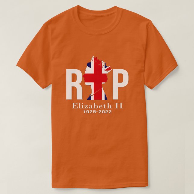 T-shirt Reine II - ElizabethS Angleterre - Reine d'Anglete (Design devant)