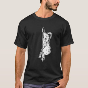 T-shirt Reine Lionne Épouse Amour Animal Sauvage Nature Li