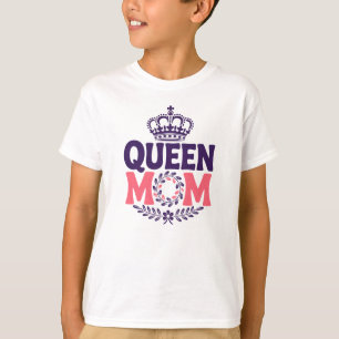 T-shirt Reine Maman Cadeau royal de la Couronne pour la fê