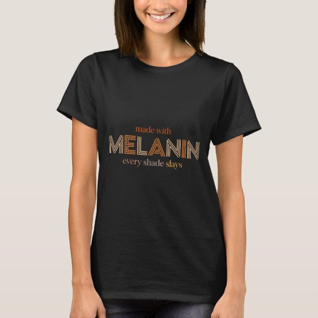 T-shirt Reine Mélanine Chaque Teinte Tue (Devant)