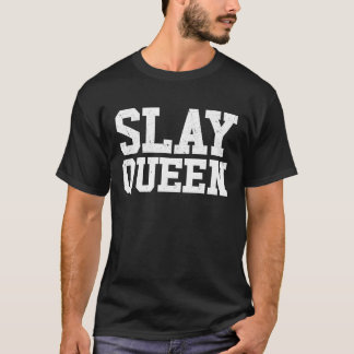 T-shirt Reine Meurtrière Motivation pour Femmes Reine Meur