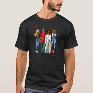 T-shirt Reine Mexicaine Afro Zodiaque Féminin Vibrations P