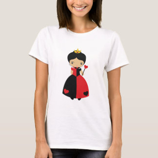 T-shirt Reine mignonne de KRW des coeurs