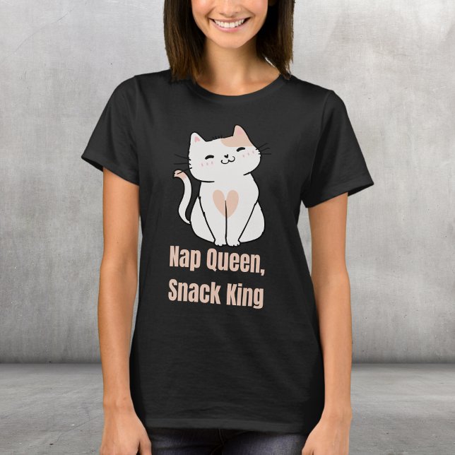 T-shirt Reine Nap, Roi Snack (Créateur téléchargé)