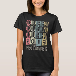 T-shirt Reine née en décembre 2019