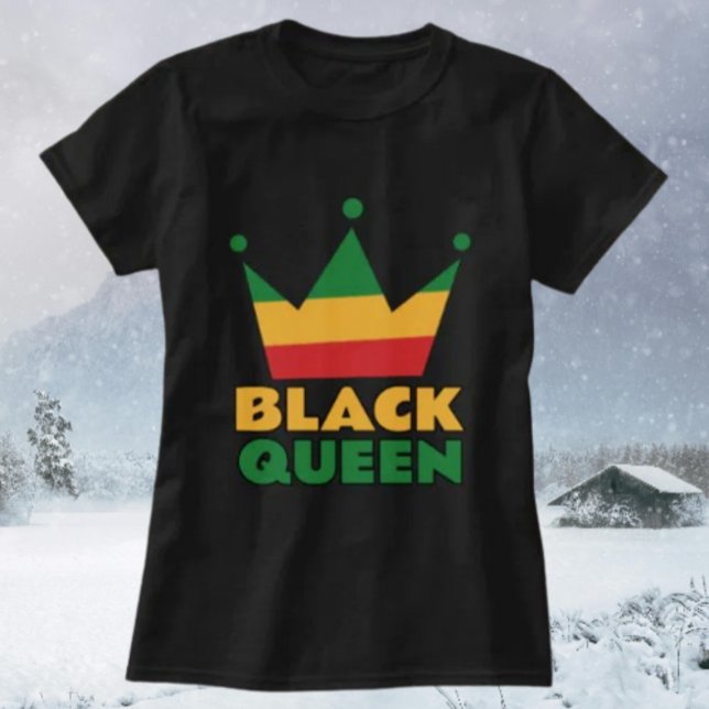 T-shirt Reine noire (Créateur téléchargé)