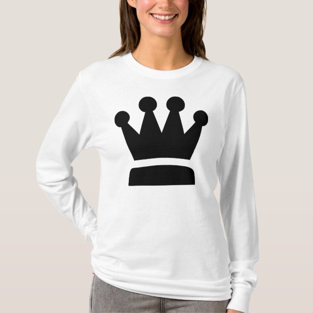 T-shirt Reine noire (Devant)