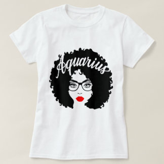 T-shirt Reine noire Cadeau Cadeau Lèvres rouges Afro Diva