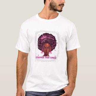 T-shirt Reine Noire Décolorée