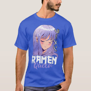 T-shirt Reine Ramen avec une fille Anime
