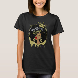 T-shirt Reine Sagittaire si la bouche ne le dit pas mon vi