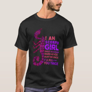 T-shirt Reine Scorpio Octobre Novembre Scorpion Zodiac