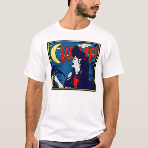 T-shirt Reine Vampire Art Nouveau