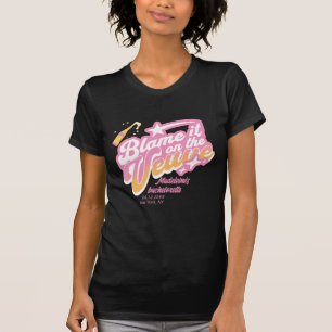 T-shirt Rejetez la faute sur la Veuve Y2K Rose Orange Ente