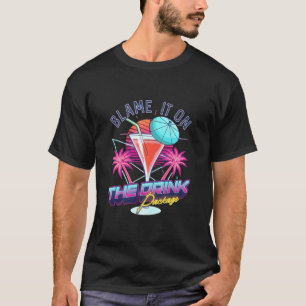 T-shirt Rejetez la faute sur le forfait boissons Macaw Per