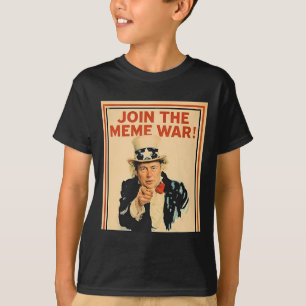 T-shirt Rejoignez La Guerre Des Mèmes Trump
