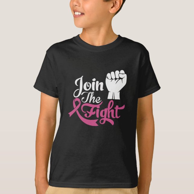 T-shirt Rejoignez La Lutte Contre Le Cancer Du Sein Sensib (Devant)