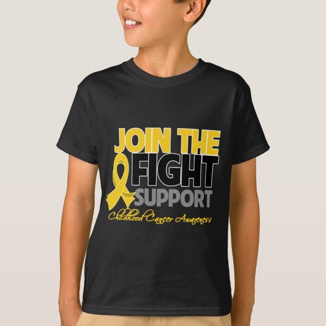 T-shirt Rejoignez La Lutte Pour Soutenir La Sensibilisatio (Devant)