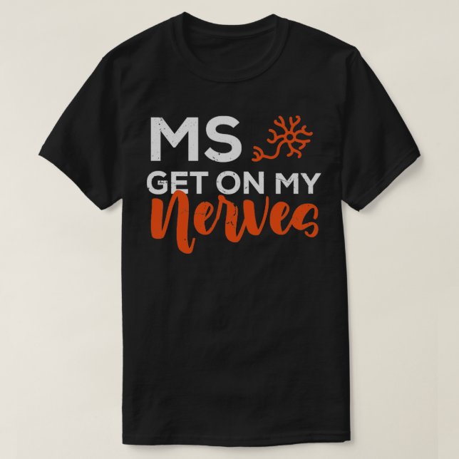 T-shirt Rejoignez le combat MS Get On My Nerves for Men an (Design devant)