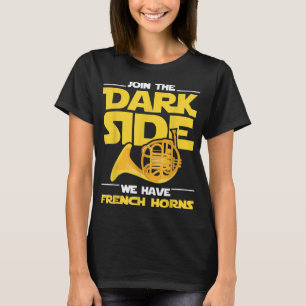 T-shirt Rejoignez Le Côté Sombre Nous Avons Des Cornes Fra