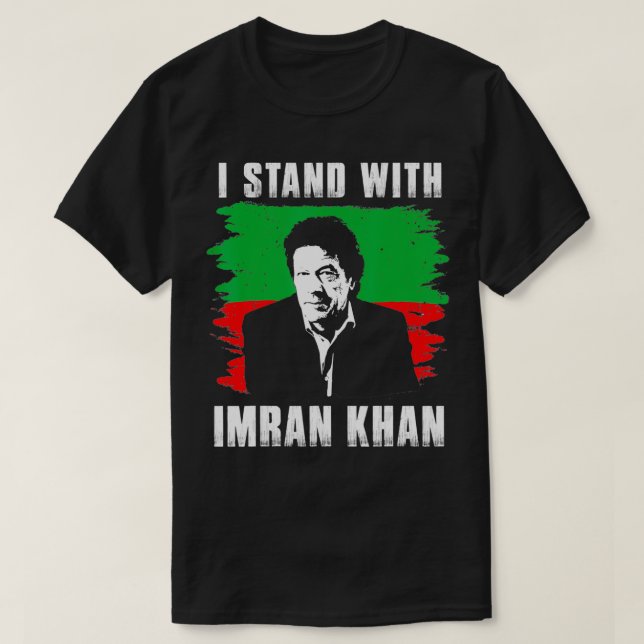 T-shirt Rejoindre Le Parti PTI Imran Khan Pakistan Soutien (Design devant)