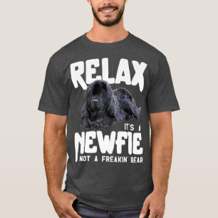 T-shirt Rela C'est un Newfie Pas AFreakinBear Terre-Neuve