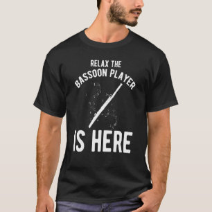 T-shirt Relais Bassoon Player Est Ici