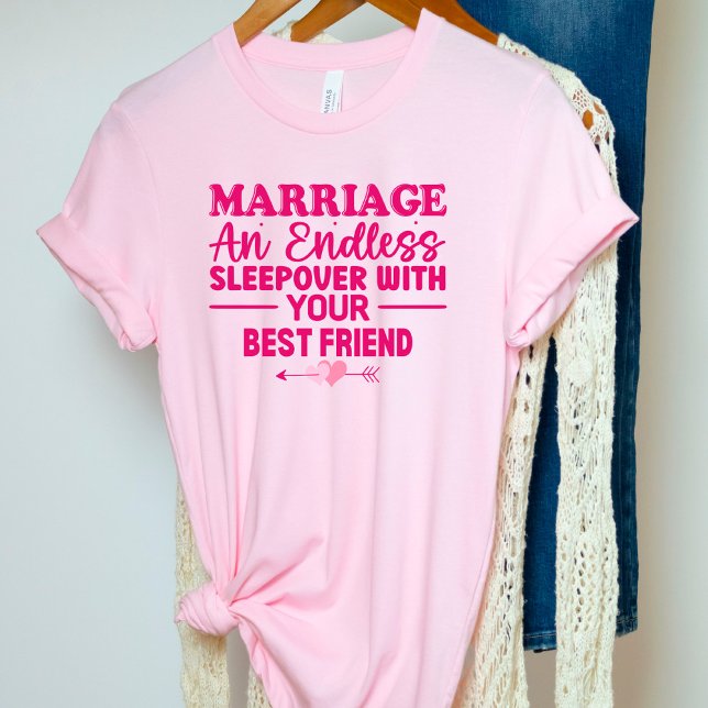 T-shirt Relation de mariage dormir sur le meilleur ami (Créateur téléchargé)