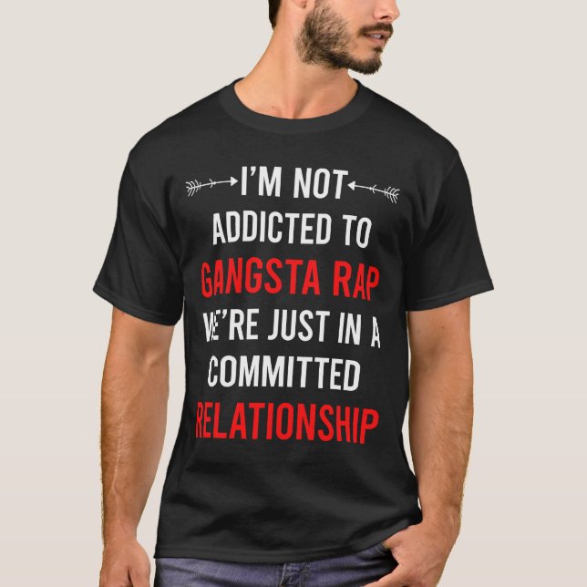 T-shirt Relation Gangsta Rap Rapping Rapper (Devant)
