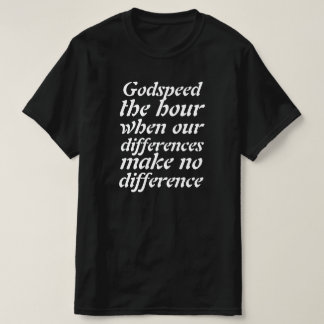 T-shirt Relation raciale et égalité humaine