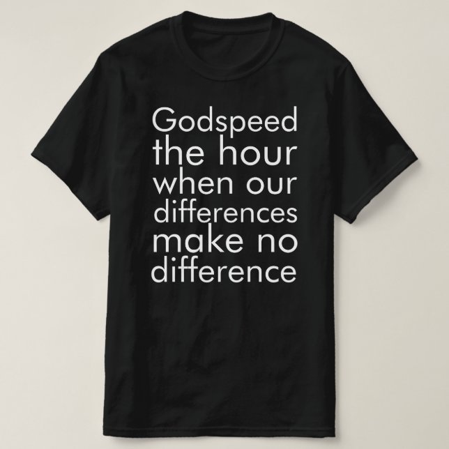T-shirt Relation raciale et égalité humaine (Design devant)