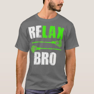 T-shirt Relax Bro Lacrosse Sports Team Jeu (2)