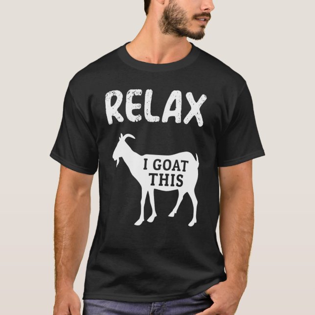 T-shirt Relax Je M'en Occupe Chèvre (Devant)