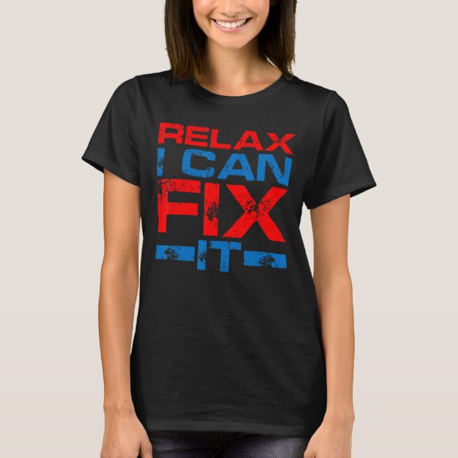 T-shirt Relax Je Peux Le Corriger (Devant)