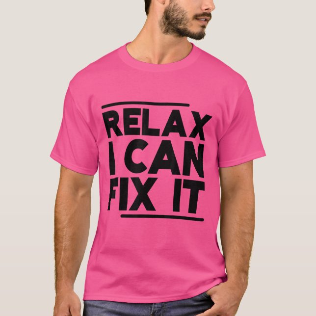 T-shirt Relax Je Peux Le Corriger (Devant)