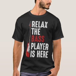 T-shirt Relax Le Bassiste Est Là