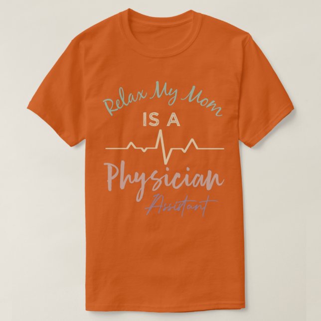 T-shirt Relax Ma Mère Est Médecin Assistant Médecin Comme (Design devant)