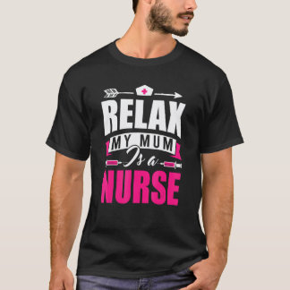 T-shirt Relax Ma Mère Est Une Infirmière Rn Infirmière Vi