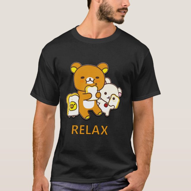 T-shirt Relax mignon Rilakkuma Es (Devant)