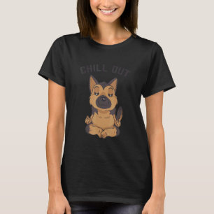 T-shirt Relaxation de Berger Allemand Méditation Siège Lot