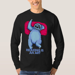 T-shirt Relaxation Est Une Parade Bleue Art