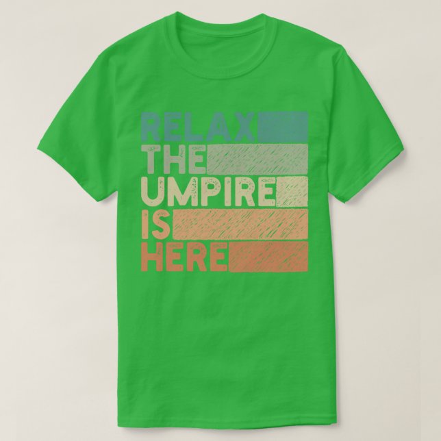 T-shirt relaxez l'arbitre est ici 2 (Design devant)