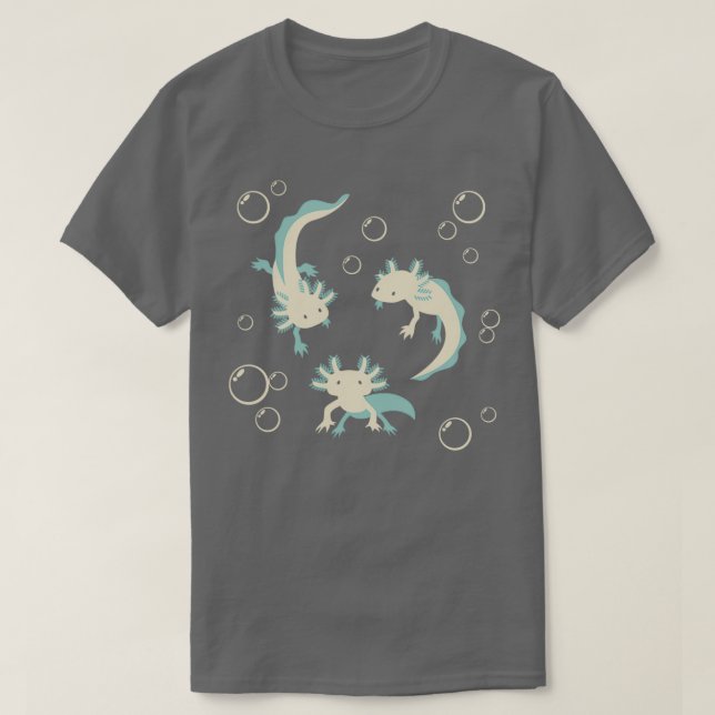 T-shirt Relaxolotl Turquoise (Design devant)