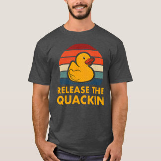 T-shirt Releasehe Quackin Quote Rubber Duck family