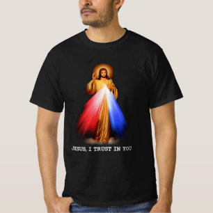 T-shirt Religieux chrétien Jésus Je fais confiance à vous